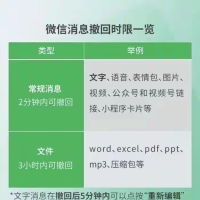 微信聊天功能“撤回”改了
