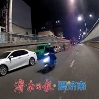 “跑掉就没事了”？济南一醉驾男子上演光脚狂奔！